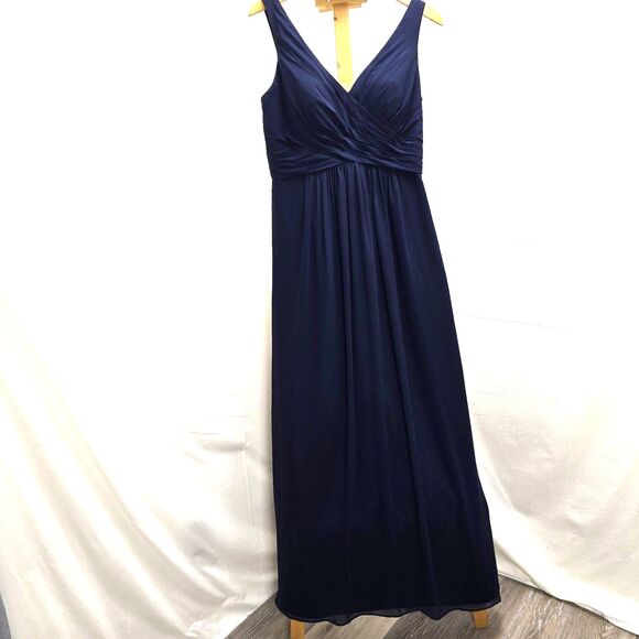 Bridesmaid Dresses (Navy) Bill Levkoff 82955 Size 10 NWT - Picture 1 of 7
